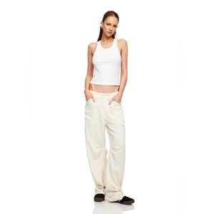 Lioness MIAMI VICE LINEN PANT in Off WHITE